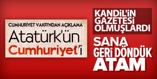 Cumhuriyet Gazetesi yayın çizgisini değiştirdi