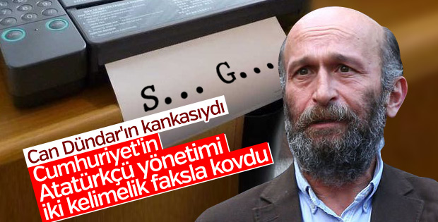 Cumhuriyet’te Erdem Gül’ün görevine son verildi