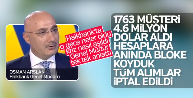 Halkbank: Ucuz döviz alımı işlemi yapanların hesaplarına bloke koyduk