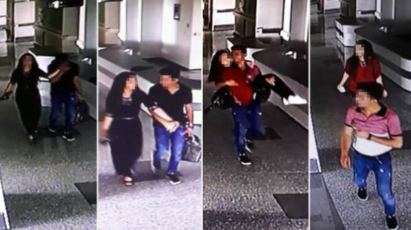 Hastanenin boş katı sevgililerin randevulaşma yeri oldu