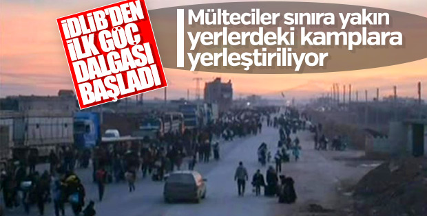 İdlib’de göç dalgası