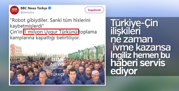 İngilizler, Türkiye-Çin ilişkilerinden rahatsız