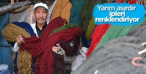 İp renklendirmekle geçen bir ömür