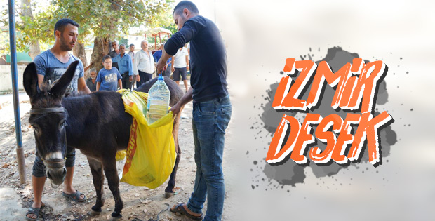 İzmirlilerin susuzluk sorununa eşekli çözümü