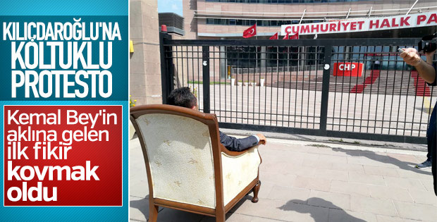 Koltukla eylem yapan CHP’li ihraç ediliyor