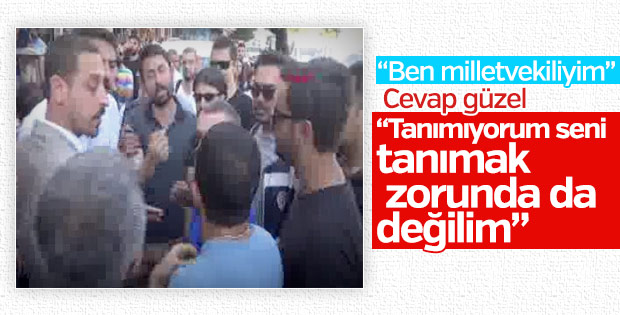 Polisten HDP'li vekile: Tanımıyorum seni