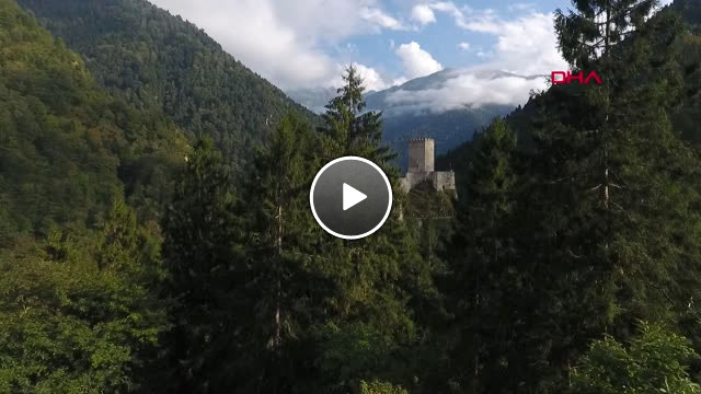 Rize  En Görkemli  Seçilen Zil Kale ye Ziyaretçi Akını Hd