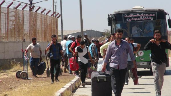 Suriyeliler bayram tatilinden dönüyor