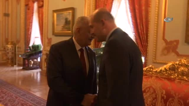 TBMM Başkanı Binali Yıldırım, İçişleri Bakanı Süleyman Soylu’yu Kabul Etti