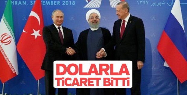 Türkiye-İran-Rusya aralarında yerel para birimiyle ticaret