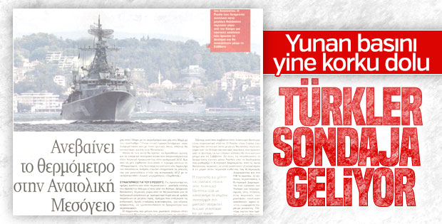 Türkiye'nin sondaj hamlesi Yunanistan'ı endişelendirdi