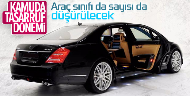 Ulus kurumlarındaki makam araçlarında tasarruf dönemi