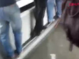 Yağmurdan sonradan otobüsü su bastı