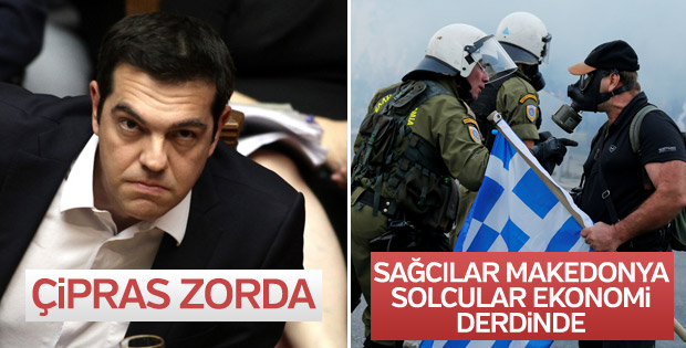 Yunanistan’da Makedonya Yunandır protestoları