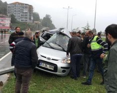 Rize AK Partili Yönetici Erhan Eralkan'ın Eşi Kazada Hayatını Kaybetti