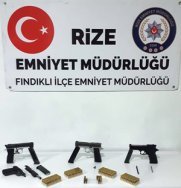Rize Emniyetinden Silah Kaçakçılarına Operasyon