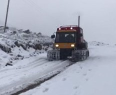Rize’nin Yüksek Kesimlerinde Kar Yağışı Etkili Oldu