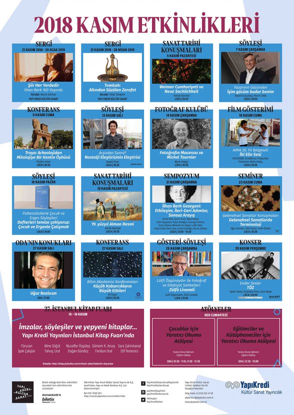 Inşa Kredi Kültür Sanat ’ta kasım ayı etkinlikleri