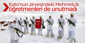 Kato Dağı'ndaki Mehmetçiklerden Öğretmenler Günü mesajı