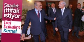 Kemal Kılıçdaroğlu, Temel Karamollaoğlu'nu ziyaret etti