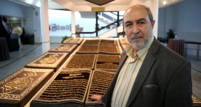 12 Yılda Kumaşa Nakış Gibi İşlediği Kur'an-ı Kerim'i Yüz Binlerle Buluşturdu