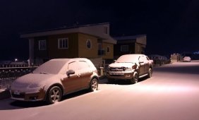 Erzurum beyazlara büründü