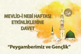 Rize'de Mevlid-i Nebi Haftası Etkinliklerine Davet