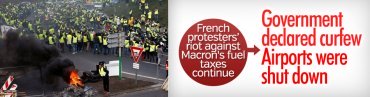 Protests against fuel taxes transform into riot in France