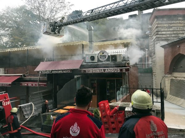 Süleymaniye ’de korkutan yangın
