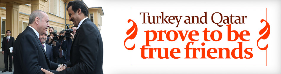 Erdoğan, Türkiye ve Katar şiddet günlerde birbirimizin arkadaş olduklarını söyledi