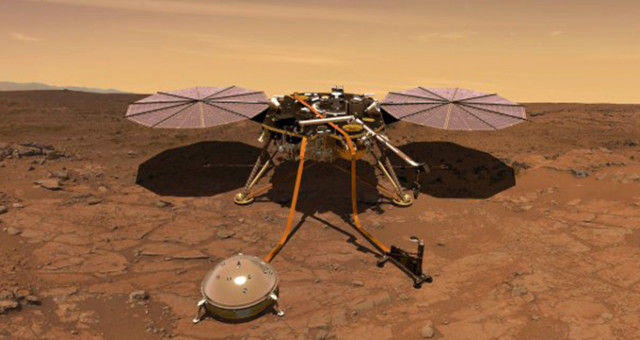 NASA'nın InSight Uzay Arabulucu Mars'a Resmi Olarak Etap Bastı!