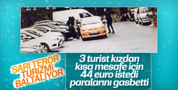 Turistlerden kısa mesafeye 44 euro isteyen taksiciye cinayet