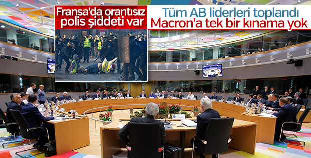 AB Fransa'daki olaylara sessiz kaldı