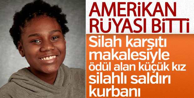 ABD’de silah karşıtı yazısıyla ödül bölge çocuk öldürüldü