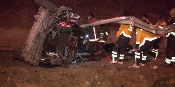 Ankara'da çevre yolunda kaza: 2 yaralı