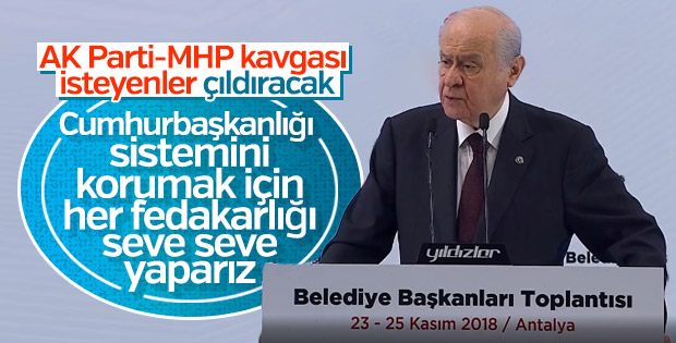 Bahçeli, yeni sistemi korumakta istikrarlı
