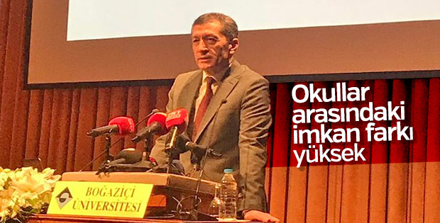 Bakan Ziya Selçuk: Okullar arasındaki başarı farkı pozitif