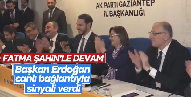 Başkan Erdoğan’dan Gaziantep adayı için ipucu