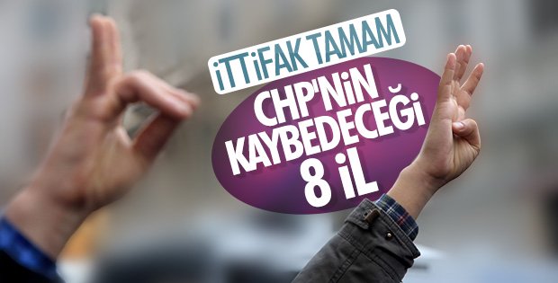 Cumhur İttifakı’nın kuruluşuyla CHP’nin kaybedeceği iller