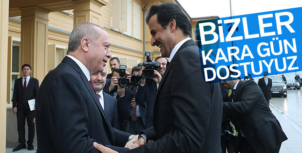 Erdoğan: Türkiye ve Katar kara gün dostudur