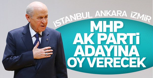 MHP 3 büyükşehirde aday çıkarmayacak