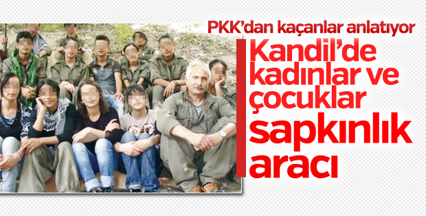 PKK’dan kaçan terörist: Bayan için Kandil tecavüz aramak