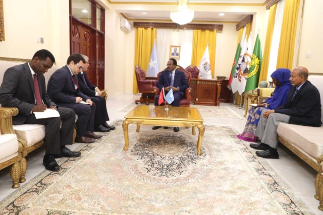 Somali Cumhurbaşkanı Fermacu, Büyükelçi Yılmaz’ı Kabul Etti