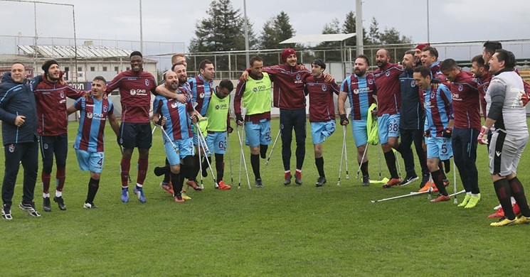 Trabzonspor, Ortahisar Ampute Futbol Takımı ile Maç Yaptı!