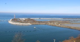 Rize-Artvin Havalimanı'nda 511 günde 17 milyon 600 bin metre küp deniz dolgusu gerçekleştirildi