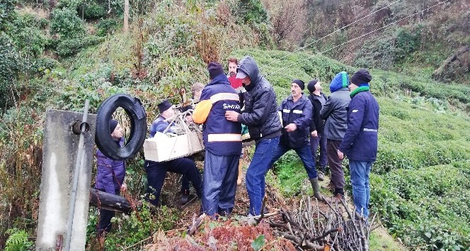 İlkel teleferik ile ahirete gezi