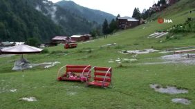 Ayder Yaylası nı 8 ayda yarım milyon turist ziyaret etti