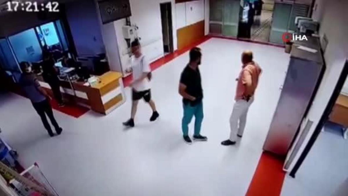 Doktor önlüğü giyip, steteskop takan inşaat işçisi hastanede yakayı ele verdi